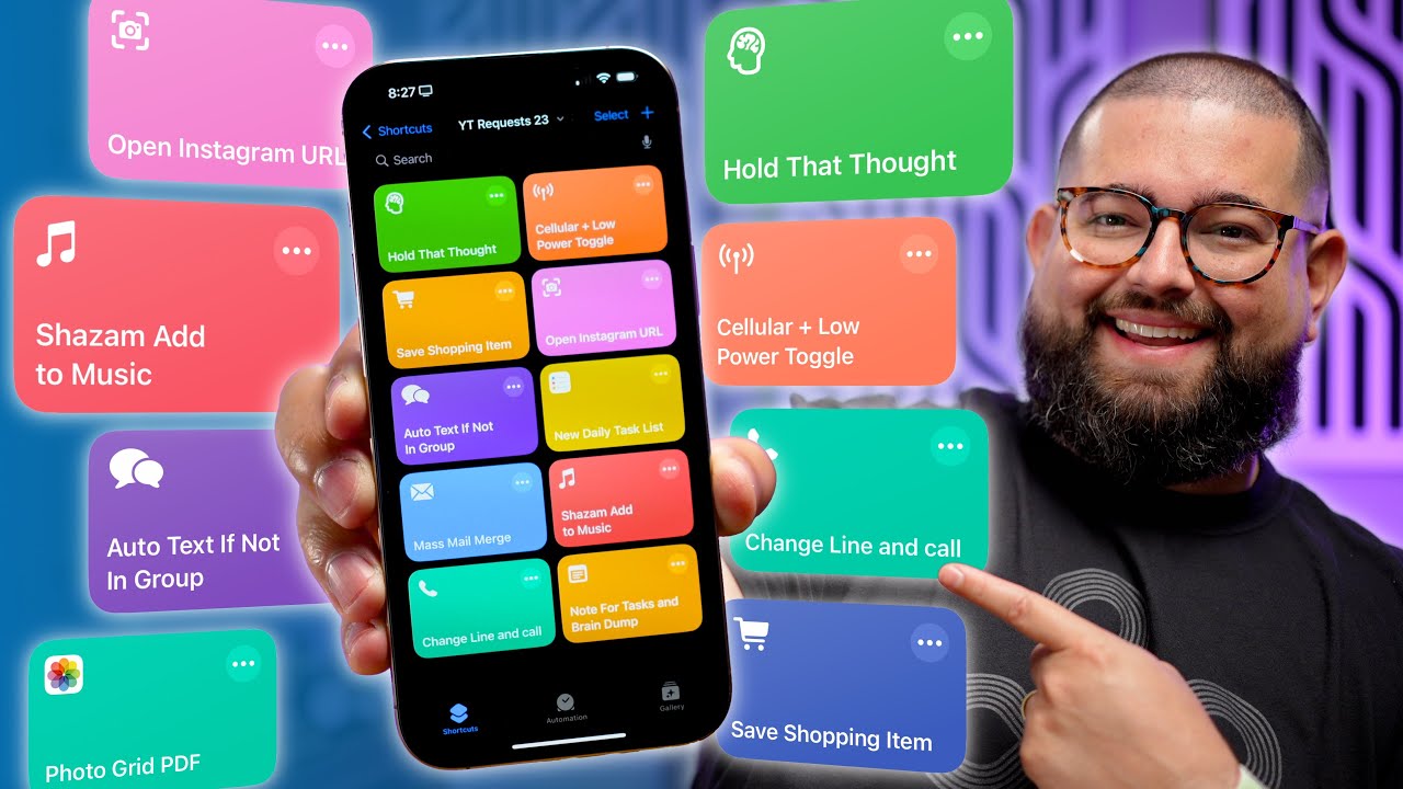 10 iPhone Shortcuts You NEED - Shazam to Playlist, Photos to PDF, Hold That Thought