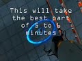 this is where i chose to do my terminal velocity achievement in portal. there are loads of spots you can do this but i happened upon this nice location at the beginning of test chamber 14.