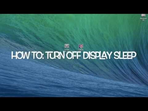 how to turn sleep off on mac