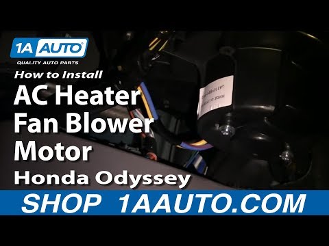 How To Install Replace AC Heater Fan Blower Motor Honda Odyssey 99-04 1AAuto.com