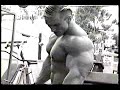 Lee Priest Posing in Gym Lee Priest Posing in Gym