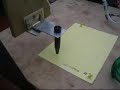 Primer ensayo de la Mesa Cortadora XY para Plasma o Laser
