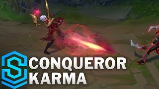 Conqueror Karma Skin Spotlight - Pre-Release - League of Legends