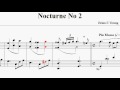 I uploaded a YouTube video -- Nocturne No. 2. Original Piano Composition with sheet music http://bit.ly/EudvR