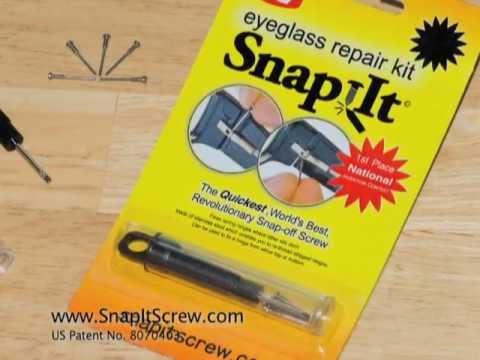 how to snap off snap off screws