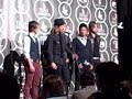 Switchfoot backstage at the Dove Awards.
