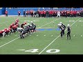 Friesen tackles Carter inside the 10 yard line