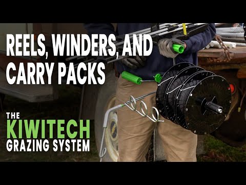 Kiwitech Reels, Winders, and Carry Packs - Choosing the Right Setup For Your Grazing Operation! 