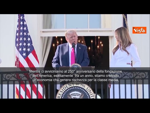 4 Luglio, Trump: "Siamo nell'età dell'oro americana"