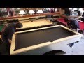 Pool Table Installation: Step 6 - The Felt
