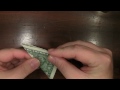 Видеосхема оригами из денег - мотылек