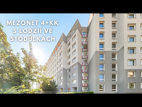 Video Mezonetový byt 4+kk ve Stodůlkách