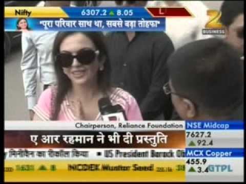 nita ambani - Nita Ambani Celebrated his 50th Birthday at Jodhpur Rajasthan. India inc & Page 3 Personality were gather & Celebrate memorable Birthday. Zee Business get Sp...