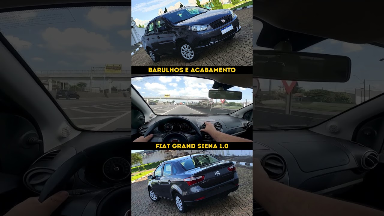Como é o Grand Siena em relação a barulhos e acabamento? #pov #fiat #grandsiena