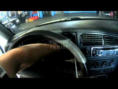VW A3: Instrument Cluster Removing
