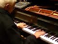 peter nero does a sound check at the piano before a concert.  he usually ends up playing something that is not on the program for the sound check, but you never know what he'll break into.  this time he played a dizzy tune 