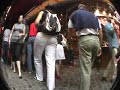 walking in a market