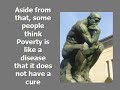 THE BEST MEDICATION AGAINST POVERTY THE BEST MEDICATION AGAINST POVERTY
