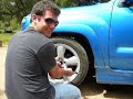 Checkin the brakes on Lenies truck Checkin the brakes on Lenies truck