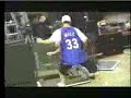 Aaron and Nick Carter playing basketball