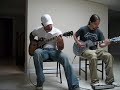 Me (ESP Truckster) and a friend (Gibson Les Paul) playing Slayer's 