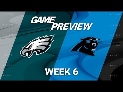 Video: Philadelphia Eagles vs. Carolina Panthers | Week 6 Game Previews | NFL Playbook