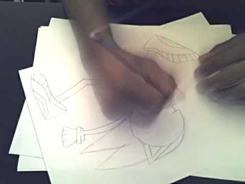 how to draw sonic running