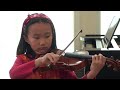 Mercedes Cheung 7 Years Old, Bach: 6 Sonatas & Partitas, Sonata No.1, Presto