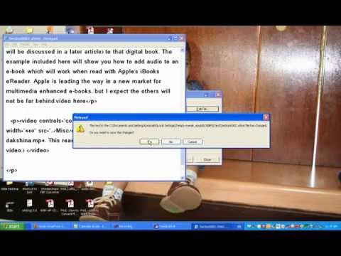 how to attach cover to epub