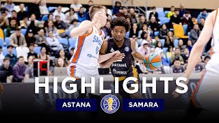 Highlights of the match — VTB United league: «Astana» vs «Samara»