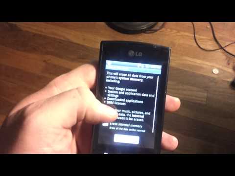 how to recover lg optimus m
