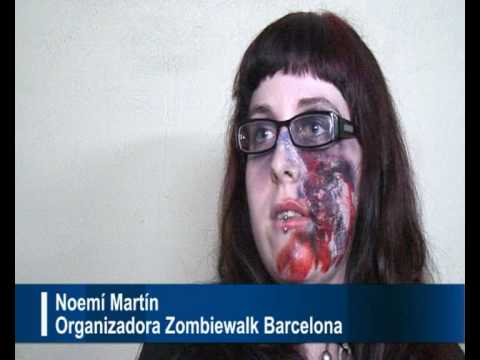 Los zombis invadieron las calles de Barcelona en simpático desfile