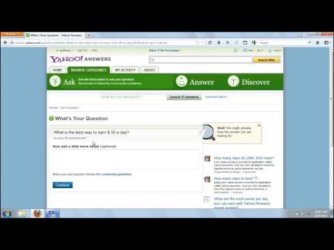 how to ask on yahoo