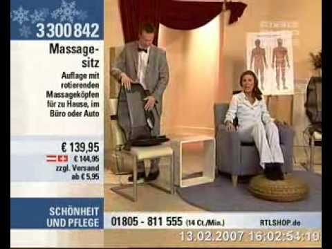 orgasmus massagematte aus RTL shop