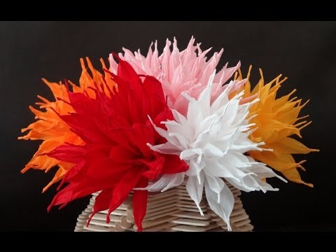 how to make paper flowers