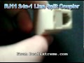 (uploaded by Jack2300)&nbsp;RJ11 2-to-1 Line Split Coupler from DealExtreme