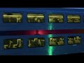 New Jersey Transit : New York Bound Train Of Multilevels & P40DC & 10 Car Train Of Arrow IIIs Bypassing Harrison Station