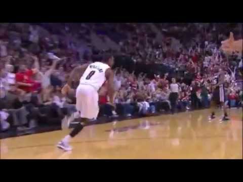 Elliot Williams sick alley-oop against Spurs