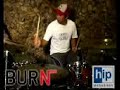 Bamboo Drummer Vic Mercado rocking with Burn Magazine
