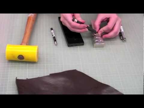 how to fasten snaps to leather