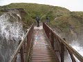 Couple nearly washed away, Porth - Cornwall