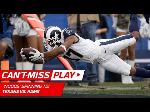 Video: Samson Ebukam's Explosive Strip Sack & Robert Woods' Spinning TD! | Can't-Miss Play | NFL Wk 10