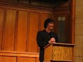 Neil Gaiman at Yale 5 Neil Gaiman at Yale 5