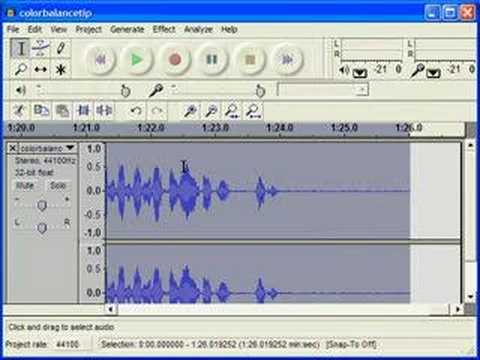 how to isolate the audio from a video