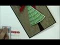 Folded Tree Stamped Cards
