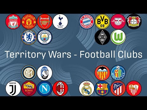 Football Clubs Marble Race - Territory Wars
