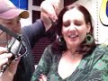 Melissa gets shocked by a 9 volt battery Melissa gets shocked by a 9 volt battery