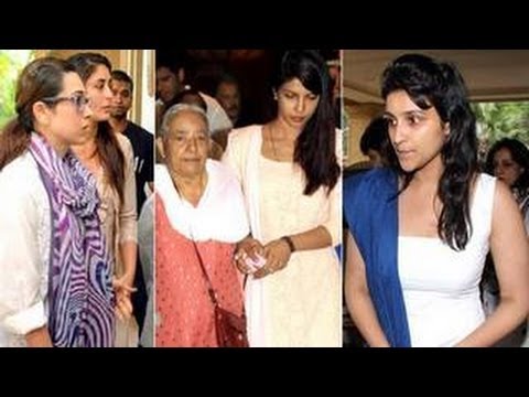 Kareena Kapoor, Deepika, Vidya Balan @ Priyanka Chopra's father's prayer MEET