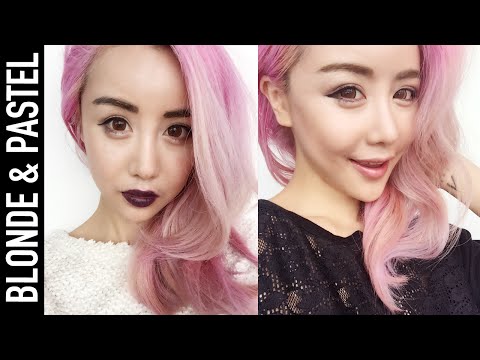 how to dye asian hair blonde