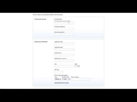 how to create paypal account